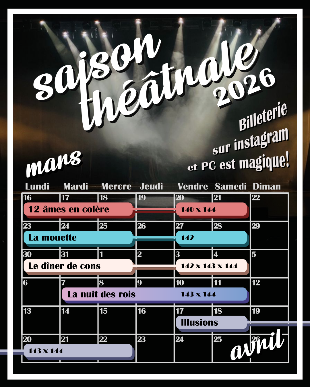 Affiche Saison 2026